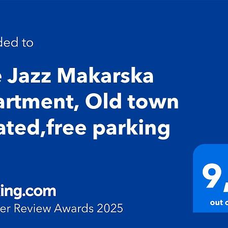 The Jazz Makarska Apartment, Old Town Located,Free Parking Εξωτερικό φωτογραφία