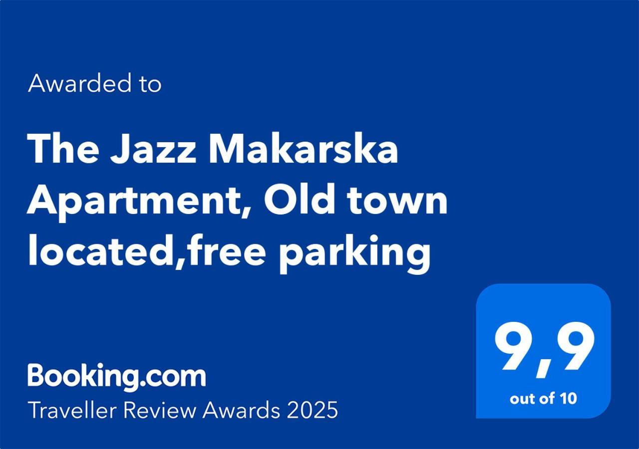 The Jazz Makarska Apartment, Old Town Located,Free Parking Εξωτερικό φωτογραφία